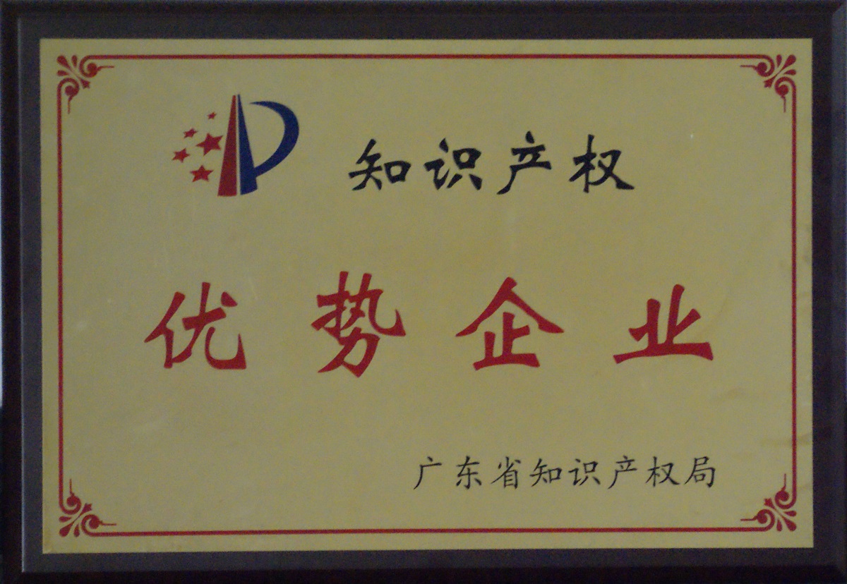 2008.07.16.廣東省知識產(chǎn)權優(yōu)勢企業(yè)