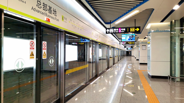 南寧軌道交通4號線后通段今日開通，方大護航邕城金秋出行！